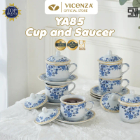 Vicenza Cangkir Set dengan Tutup YA85