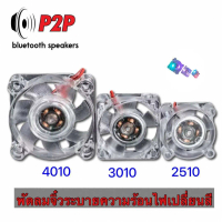 จัดส่งที่รวดเร็ว พัดลมระบายความร้อน LED 12v เปลี่ยนสีได้ในตัว2510,3010,4010