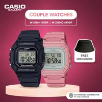 Jam Tangan Couple Casio W-218H-1AVDFxW-218HC-4AVDF