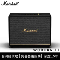 下單再折【Marshall】Woburn III 藍牙喇叭 - 經典黑(台灣公司貨)