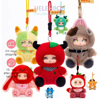 HELENBOB Vinyl Series Plush Toy Doll Nezha Figure Werewolf Bag Pendant Trendy Toy Girl Birthday Gift