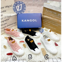 帝安諾 - 實體店面 KANGOL 袋鼠 英國 女 帆布鞋 休閒鞋 編織 粉色 黑色 白色 6122160620