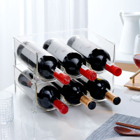 紅酒架擺件架子家用現代簡約葡萄酒架置物架紅酒柜展示架紅酒格子