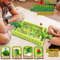 Mainan Desktop BATTLE GAME Pinball Board Game TABLETOP MACHINE Shooting Edukasi Game With Ball