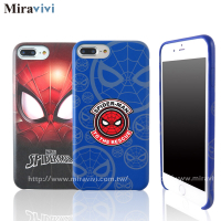 MARVEL漫威iPhone7 Plus(5.5吋)蜘蛛人經典版超薄皮革背蓋