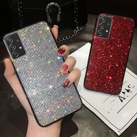 Bling Diamond Phone Case For Samsung Galaxy S21 FE S20 Ultra Note 10 Lite Note 20 A52 A72 A32 A51 A12 A71 A22 5G 4G Cover Cases