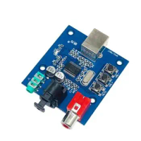 PCM2704 Audio DAC USB to S/PDIF Sound Card hifi DAC Decoder Board 3.5mm Analog Coaxial Optical Fiber Output WIN 7 free driver
