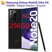Samsung Galaxy Note20 Ultra 5G Note20U N986B 12GB RAM 256/512GB ROM 6.9" Global Version NFC Exynos Original Unlocked Cell Phone