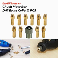 Chuck Mini Die Grinder 11pcs Set Kepala Bor Tuner Collet Gerinda DMPJ-31