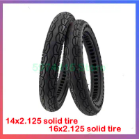 14 / 16 inch solid tire for bicycle &amp; mountain bike 16x2.125 14x2.125 Folding electric bicycle E-bike Non inflation solid tyre