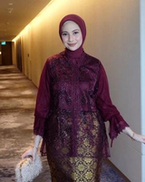 Ameena Outer by SARAH THE LABEL S/M BURGUNDY