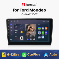 Junsun V1 AI Voice Wireless CarPlay Android Auto Radio For Ford C-MAX 2007 - 2010 4G Car Multimedia GPS 2din autoradio