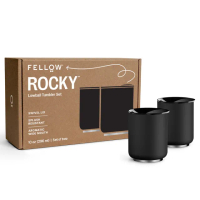 【FELLOW】ROCKY 洛奇 雙入禮盒組 雙層真空陶瓷隨行杯 10oz/296ml(陶瓷塗層/磁吸式防塵杯蓋/寬口)