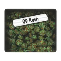 Og Kush Weed Cannabis Floral Gaming Mouse Pad Non-Slip Rubber Base Lockedge Mousepad Office Decor Cover Computer Desk Mouse Mat