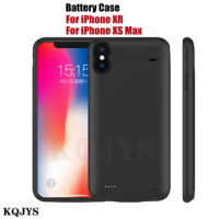 KQJYS Portable Battery Charger Cases For iPhone XR External Power Bank Battery Charging Case For iPhone XS Max Battery Case