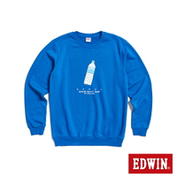 EDWIN 東京散策系列 水份補給長袖T恤-男女款 藍色 #503生日慶