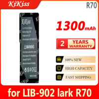 KiKiss Battery R70 (LIB-902) 1300mAh for lark R70 lib-12 F5 F7 F70 F80 M5 for Sharp ST60 ST60BT DIY personal stereo