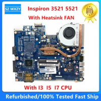 For DELL Inspiron 3521 5521 Laptop Motherboard With I3 I5 I7 CPU VAW00 LA-9104P HM76 DDR3L MB 100% Tested Fast Ship