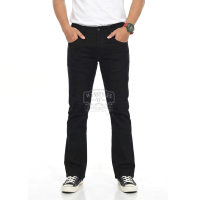 Celana Jeans Pria Cutrbay Panjang Black Hitam Soft Jeans Bahan Denim Stretch Melar Denim Pants Bootc