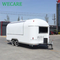 WECARE Manufacturer Fast Food Car Truck Custom Street Mobile Caravan Food Trailer with Kitchen Equipment
