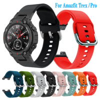 Silicone Strap For Huami Amazfit T Rex Replacement Band Bracelet For Amazfit T-Rex/T-Rex Pro Smart Watch Watchbands Accessories
