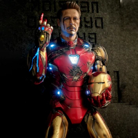 Hot Toys Marvel Avg4 Avengers: Endgame Iron Man Mk85 Battle Damaged Edition 1/6 Anime Action Figure Model Toys