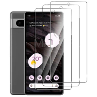 1-3PCS For Google Pixel 7A Glass Pixel 5A 6 6A 8 7 7A 4a Tempered Glass Full Cover Glue HD Screen Protector For Pixel 6A 7A Film