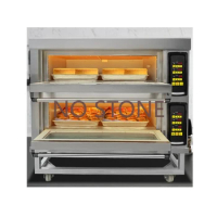 Hot Sale Baking Oven Electric Commercial Oven Commercial Pizza Ovens Manufacturer Bread Bakery Oven Auto 1/2/ 3 Deck Pita Bread