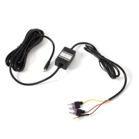 3.5m 12v-36v to 5v 2.5A Mini Micro USB Car Dash Camera Charger Adapter Cam Hard Wire DVR Hardwire Kit for XiaoMi 70Mai Y