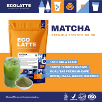 Ecolatte Matcha 1Kg Bubuk Serbuk Minuman Powder Drink Aneka Rasa Murah Instan Cocok Untuk Usaha Umkm