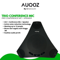 AUQOZ Trio Meeting Conference Mic / Microphone Zoom Meet Speakerphone