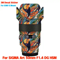 Art50 F1.4 DG HSM Anti-Scratch Lens Sticker Protective Film Body Protector Skin For SIGMA Art 50mm F1.4 DG HSM for SONY E Mount