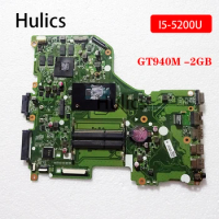 Hulics Used E5-573G Mainboard For Acer Aspire E5-573 Motherboard I5-5200U GT940M -2GB DA0ZRTMB6D0