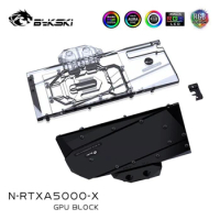 Bykski GPU Water Block , For Leadtek RTXA5000 , Liquid Cooler Graphics Card Water Cooling With Backplate , N-RTXA5000-X