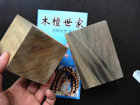 古金絲楠木碳化木印璽料 烏木印章材料 72mm方章料雕刻方章材料