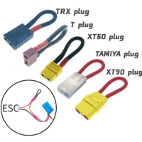 RC ESC single battery powered plug XT60 T TAMIYA XT60 XT30 Tandem plug Loop plug for hobbywing ESC max8 max6 sc8 max10
