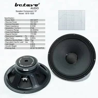 SPEAKER KOMPONEN BETAVO 15 inch B15-1535 3 inch