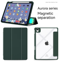 Magnetic Detachable Protective Case For Ipad Pro 11 12.9 Air 5 4 Hard Clear Cover For Ipad 10th 10.9 7th 8th 9th 10.2 Mini 6