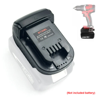 Applicable to MT20ML Battery Adapter for Makita 18V Battery Convert To Milwaukee M18 18V Tools, Batt