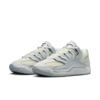 【NIKE 耐吉】運動鞋 籃球鞋 男鞋 KD18 EP 白灰色 米白 緩震 實戰(HV1991001)