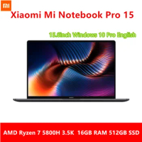 2021 Xiaomi Laptop Pro 15 OLED Ryzen AMD R7 5800H 3.5K Super Retina Screen 15.6Inch Notebook 16GB 512GB 100%sRGB Win10 Computer
