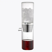Portable Cold Brew Coffee Maker, Ice Dripper Coffee Pot, Precise Finish, Exquisite, Small, Slow Drip, 400ml
