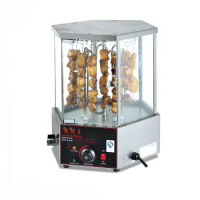 Table Top Commercial Electric Mutton String Kebab Grill Rotary Corn Roaster Machine