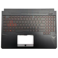 Used Palmrest w/ Backlit Keyboard For ASUS TUF Gaming FX505 FX505D FX86 FX86G