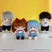 POPMART Resonate with The New Age Evangelion EVANGELION Student Uniform Series Doll Plush Hand Puppet Toy Interactive