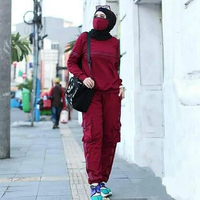 SKY - NABILA SET / BIG SIZE / GAGIL / KAOS BAJU CELANA TRAINING / BAJU OLAHRAGA WANITA MUSLIM/ SWEAT