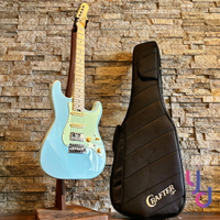 Crafter Modern Sera 電 吉他 單單雙 淺藍色 楓木指板 不鏽鋼 琴衍