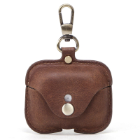 ใช้บังคับ airpods1/2/3 กระเป๋าหูฟังหนัง Crazy Horse airpods pro2 เคสป้องกันหูฟังบลูทูธ Apple