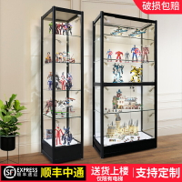 手辦展 示櫃玻 璃櫃透 明品獎 品模型 展示櫃小陳列櫃家用