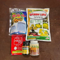 Combo 5 món dưỡng Mai, Cây kiểng sau Tết - NPK 30-10-10+TE 500gr, N3M Phú Lâm 100gr, Hữu cơ Mai-Kiển